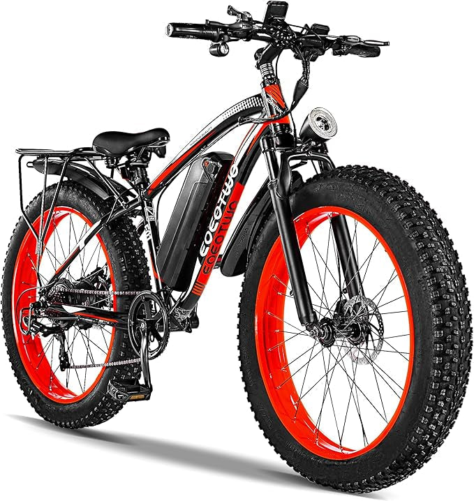 Electric Fat Tyre Bike – Removable 48V 17.5Ah Battery, Up to 56 km/h